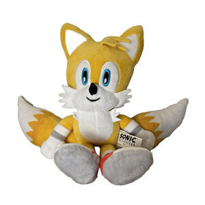 TAILS, Sonic The Hedgehog SEGA Toy Factory 13-14" Licensed Plush Doll Toy NWOT